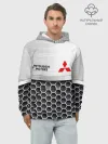 Худи мужской база хлопок / Mitsubishi | Стальная решетка