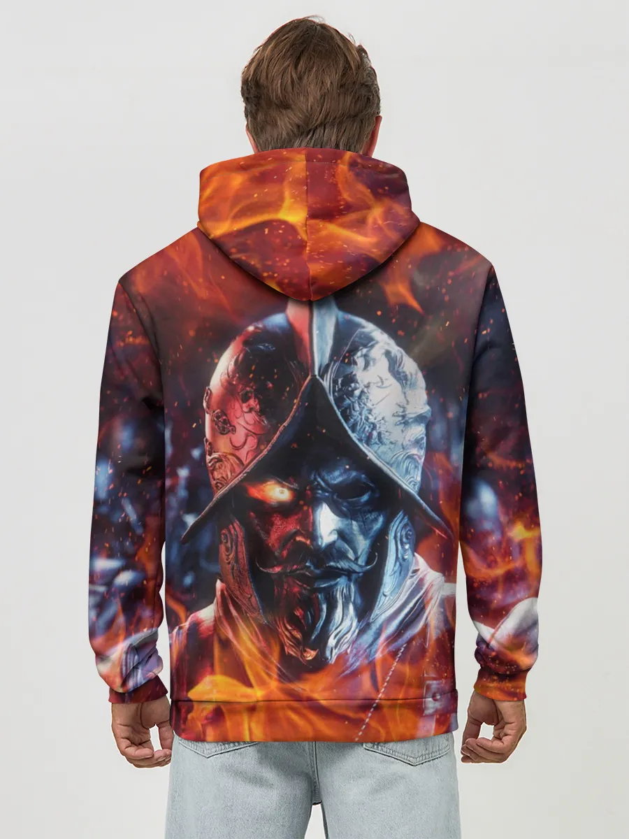 Худи мужской база хлопок / NEW WORLD / НЬЮ ВОРЛД / РЫЦАРЬ