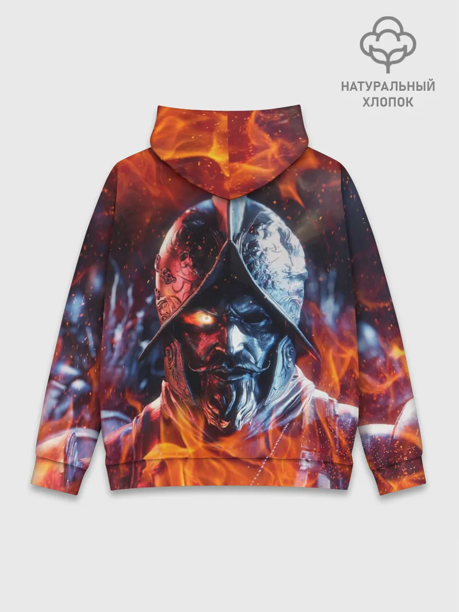 Худи мужской база хлопок / NEW WORLD / НЬЮ ВОРЛД / РЫЦАРЬ