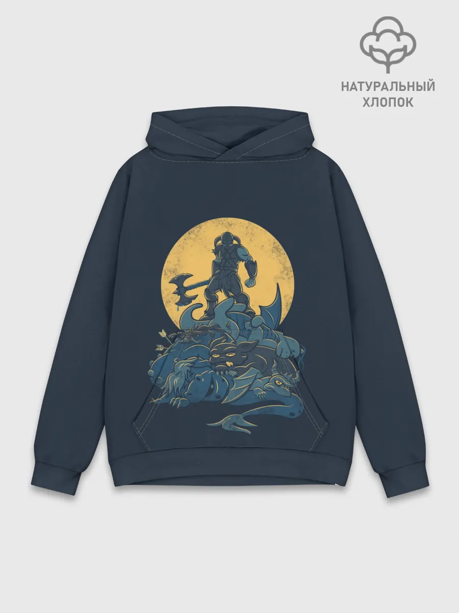 Худи мужской база хлопок / Всем драконам конец