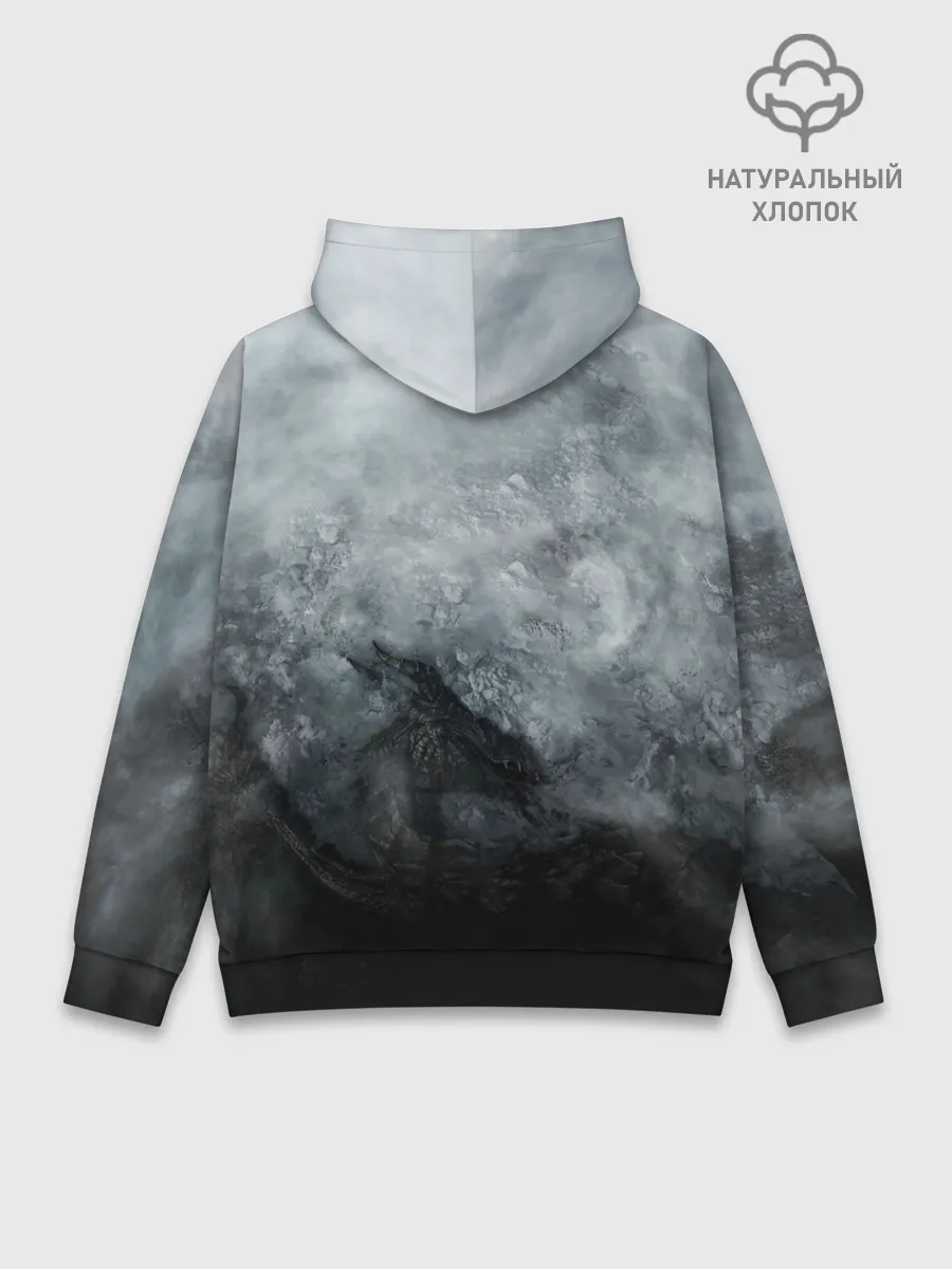 Худи мужской база хлопок / Победа над драконом