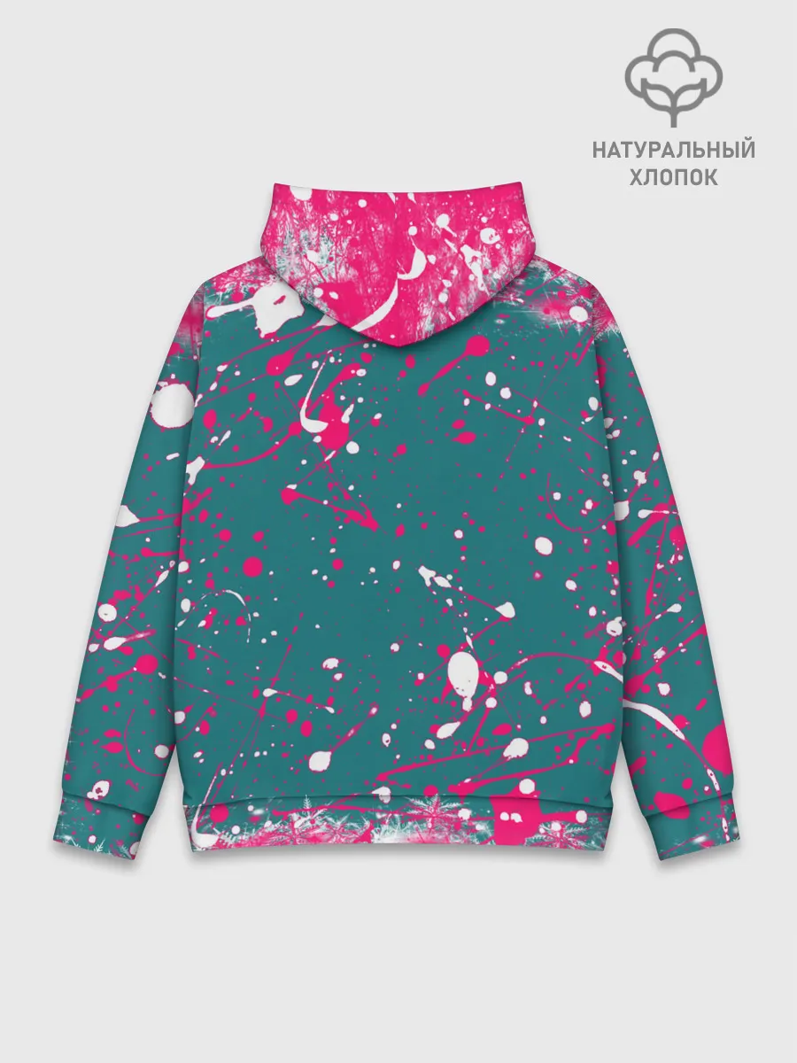 Худи мужской база хлопок / ИГРА В КАЛЬМАРА SQUID GAME КУКЛА