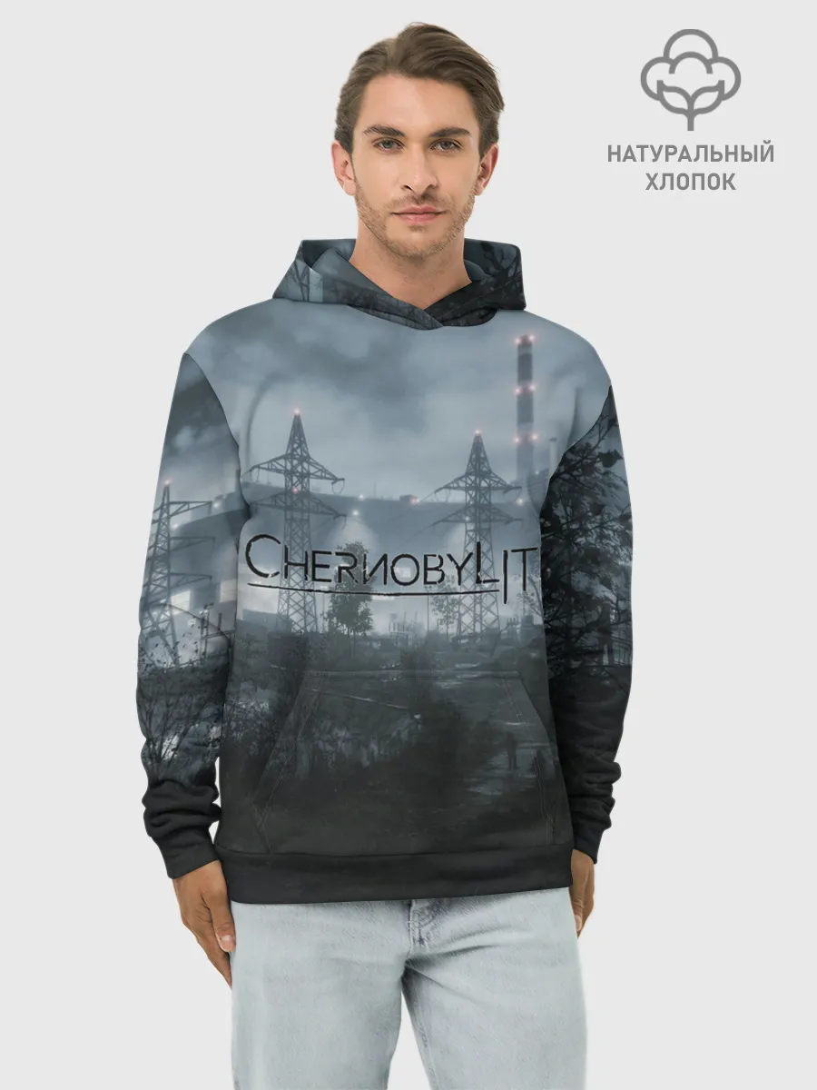 Худи мужской база хлопок / Chernobylite - ЧАЭС