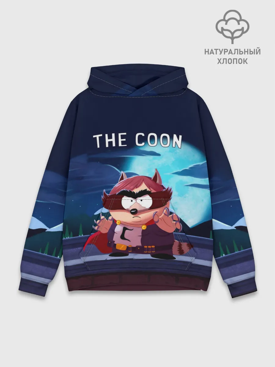 Худи мужской база хлопок / The Coon - Енот | Южный Парк