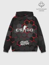 Худи мужской база хлопок / CS:GO 3D плиты