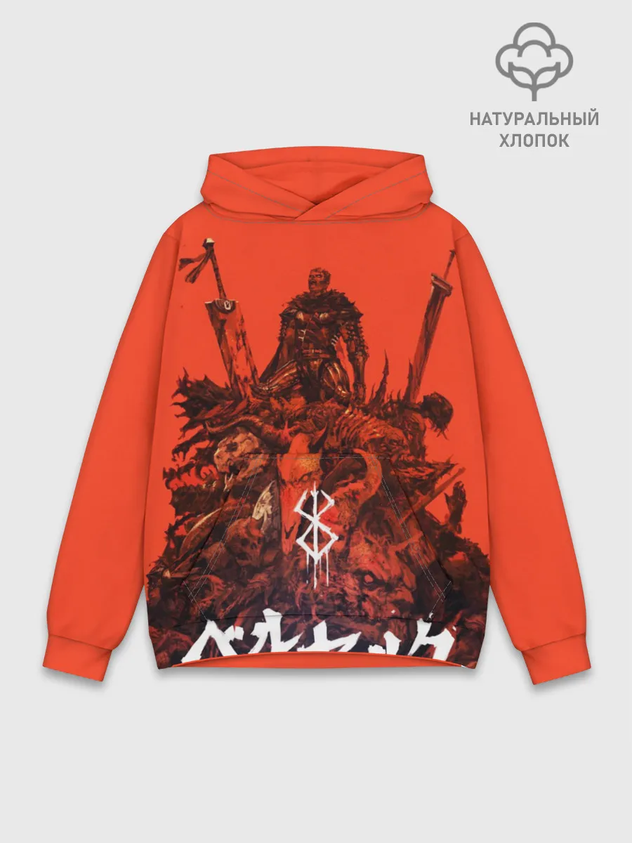 Худи мужской база хлопок / Гатц Берсерк на телах своих врагов клеймо