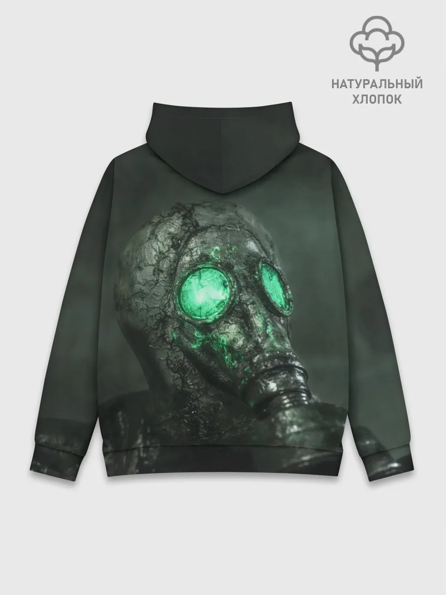 Худи мужской база хлопок / Chernobylite-маска