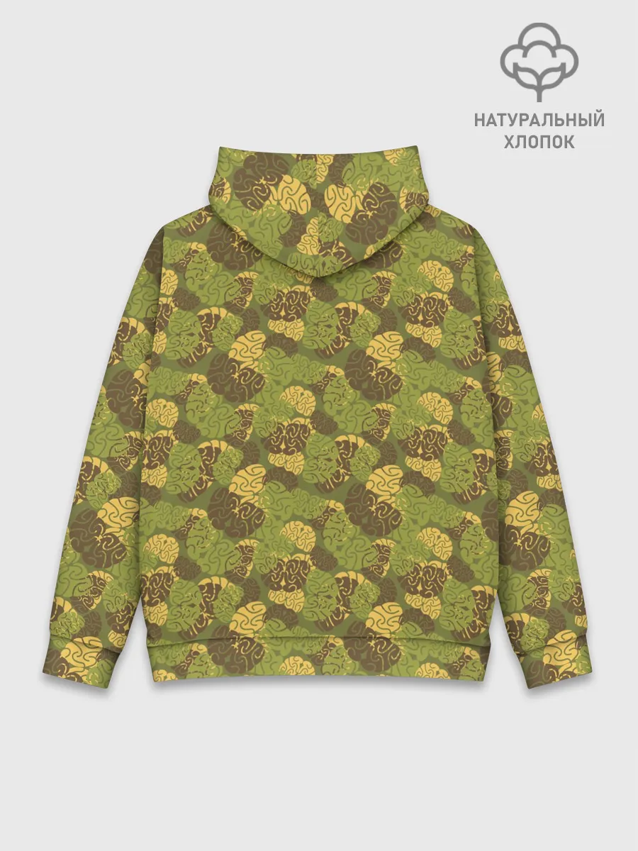 Худи мужской база хлопок / Мозги