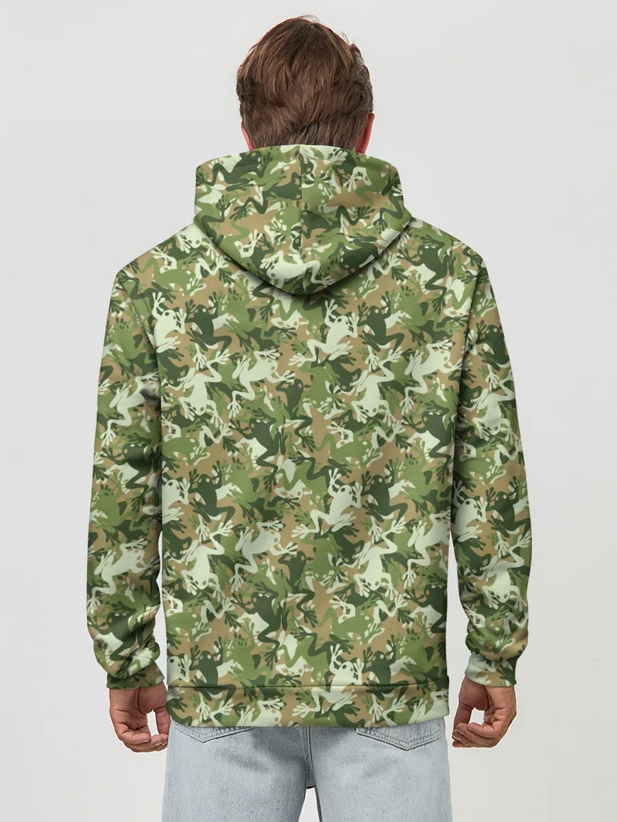 Худи мужской база хлопок / Лягушки