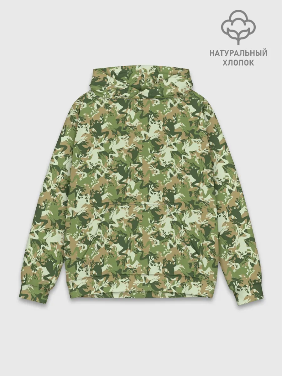 Худи мужской база хлопок / Лягушки