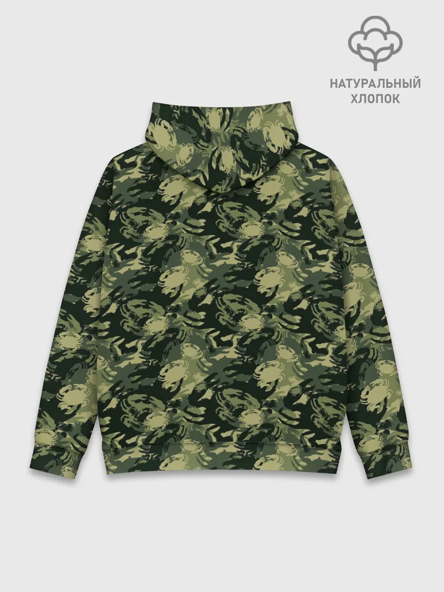 Худи мужской база хлопок / Крабы