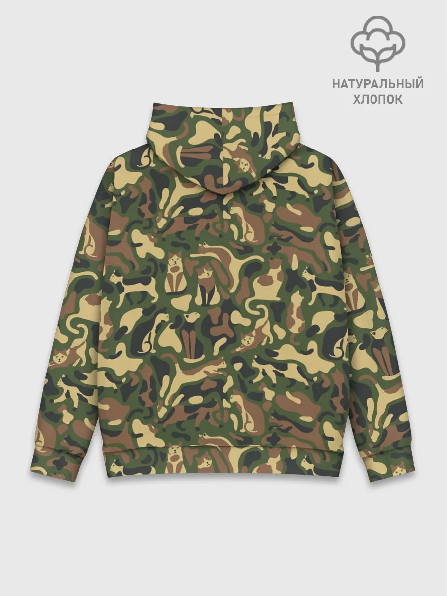 Худи мужской база хлопок / Коты и Кошки