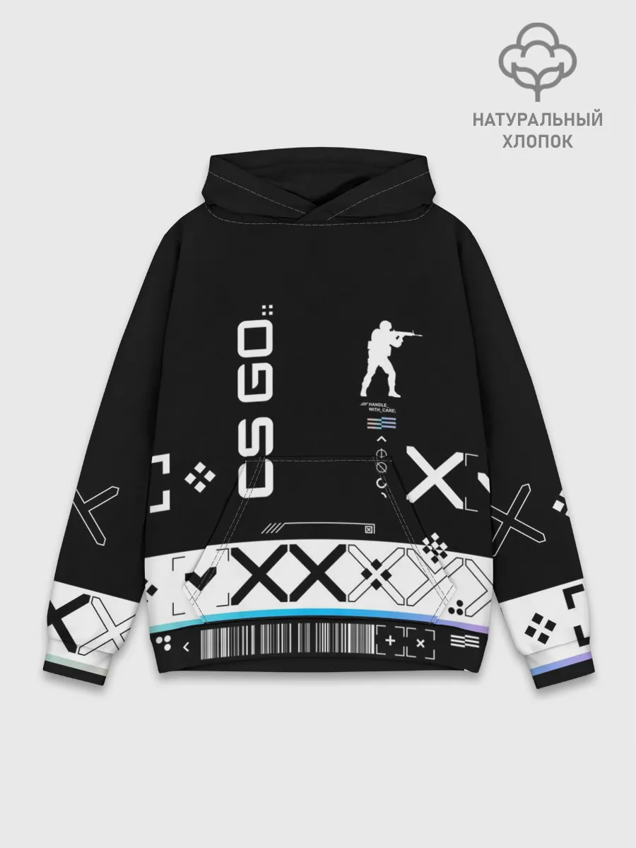 Худи мужской база хлопок / Поток информации | СS:GO