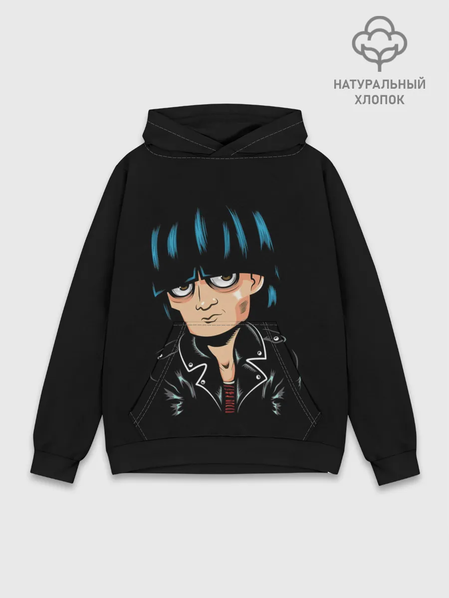 Худи мужской база хлопок / Джоуи Рамон