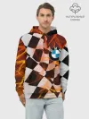 Худи мужской база хлопок / BMW RACING / FIRE RACING