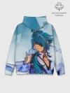 Худи мужской база хлопок / Геншин импакт: Кэйа