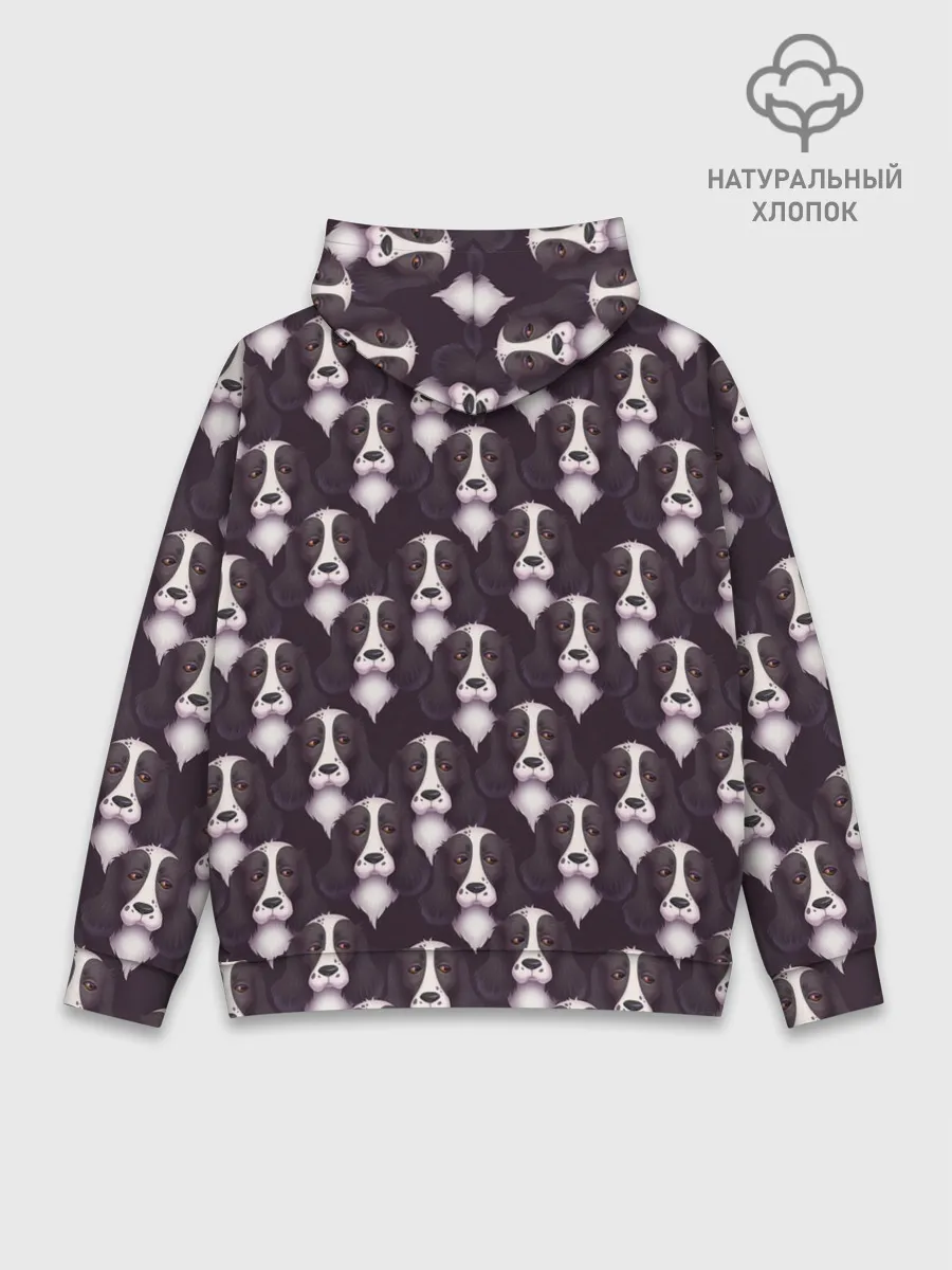 Худи мужской база хлопок / Спаниель