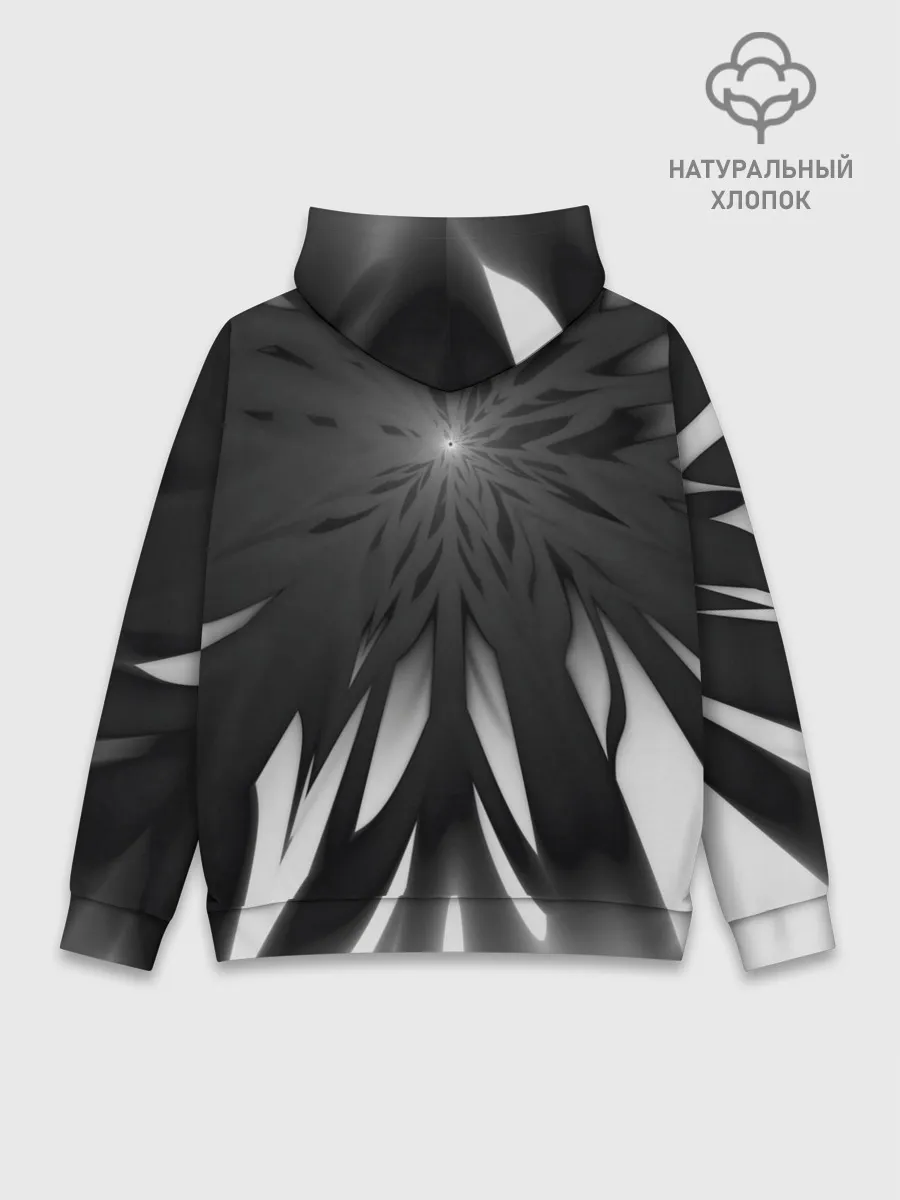 Худи мужской база хлопок / Абстракция 353-3
