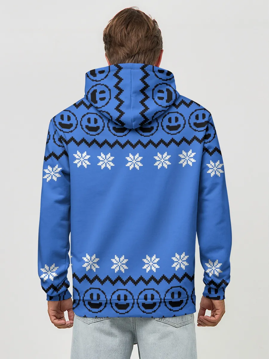 Худи мужской база хлопок / Свитер смайл