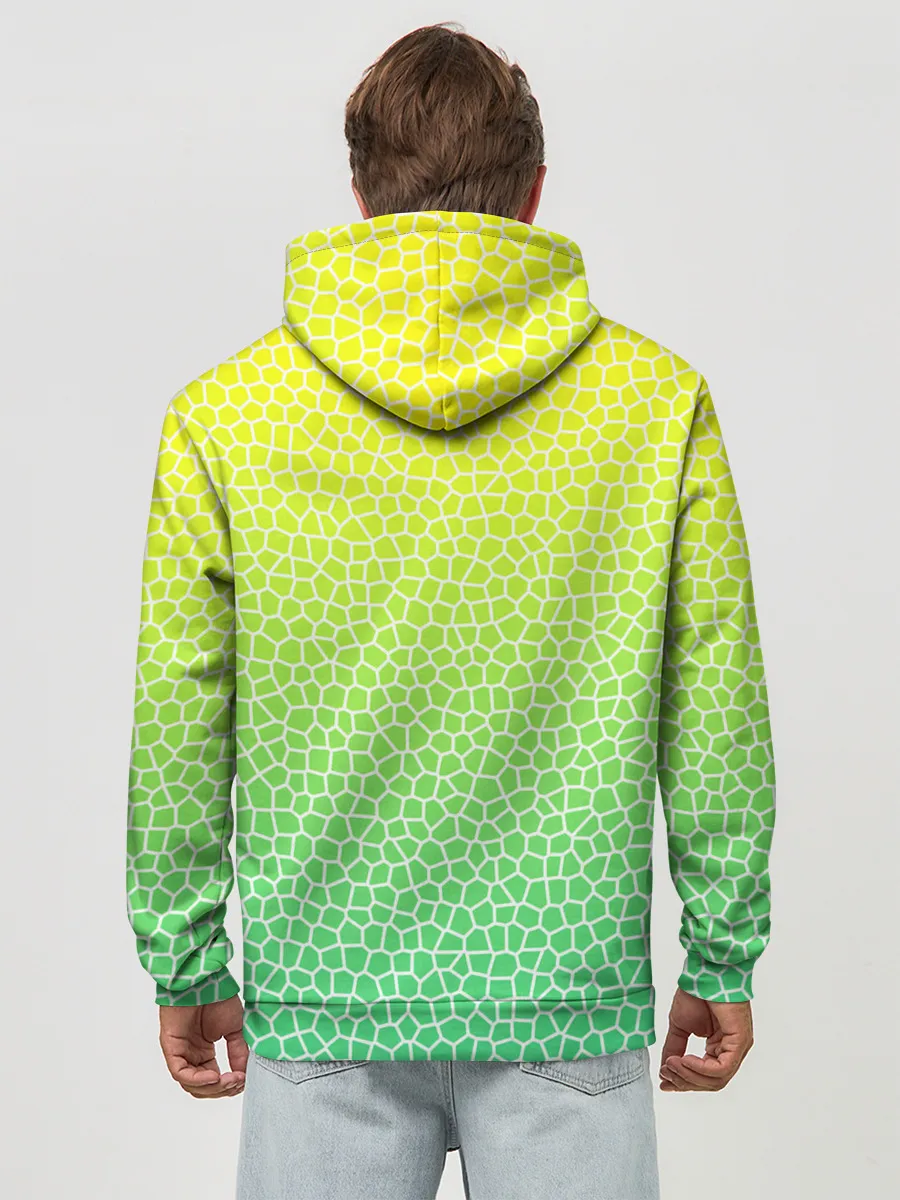 Худи мужской база хлопок / Витражная мозаика