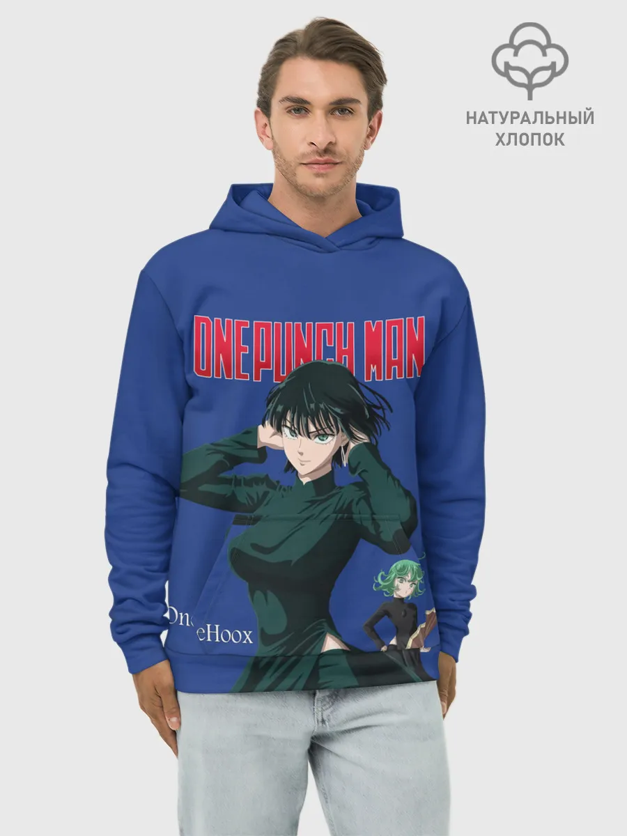 Худи мужской база хлопок / One Punch-Man Госпожа Метель