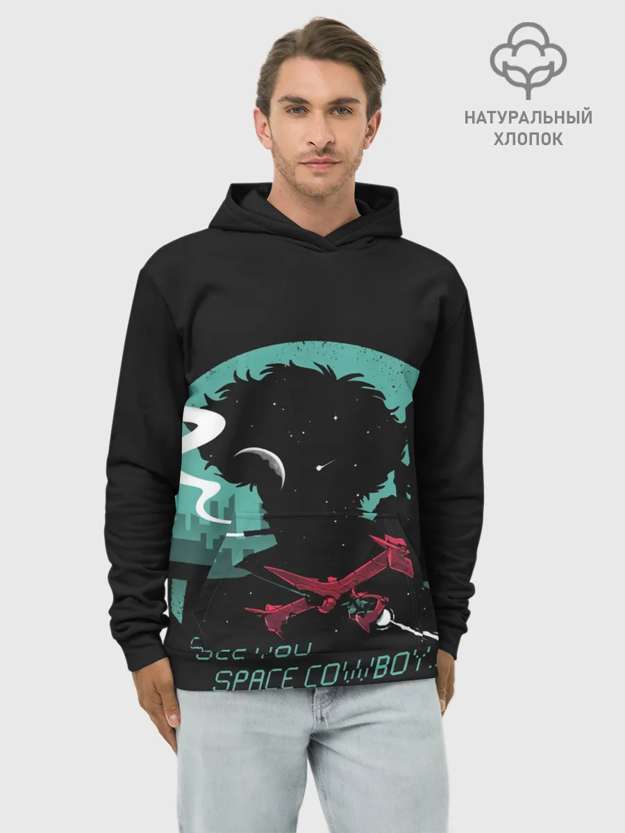 Худи мужской база хлопок / Ковбой Бибоп
