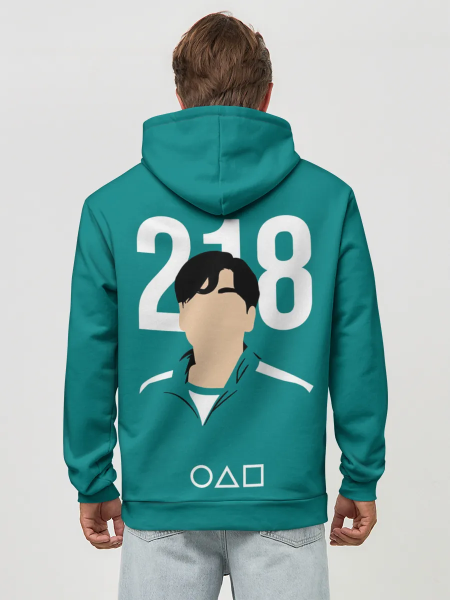 Худи мужской база хлопок / Игра в кальмара: Чхо Сан Воо 218