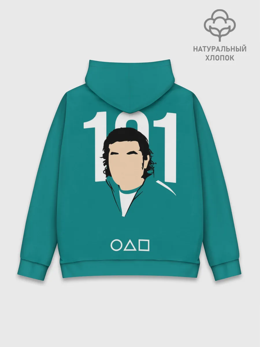 Худи мужской база хлопок / Игра в кальмара: Чан Док Су 101