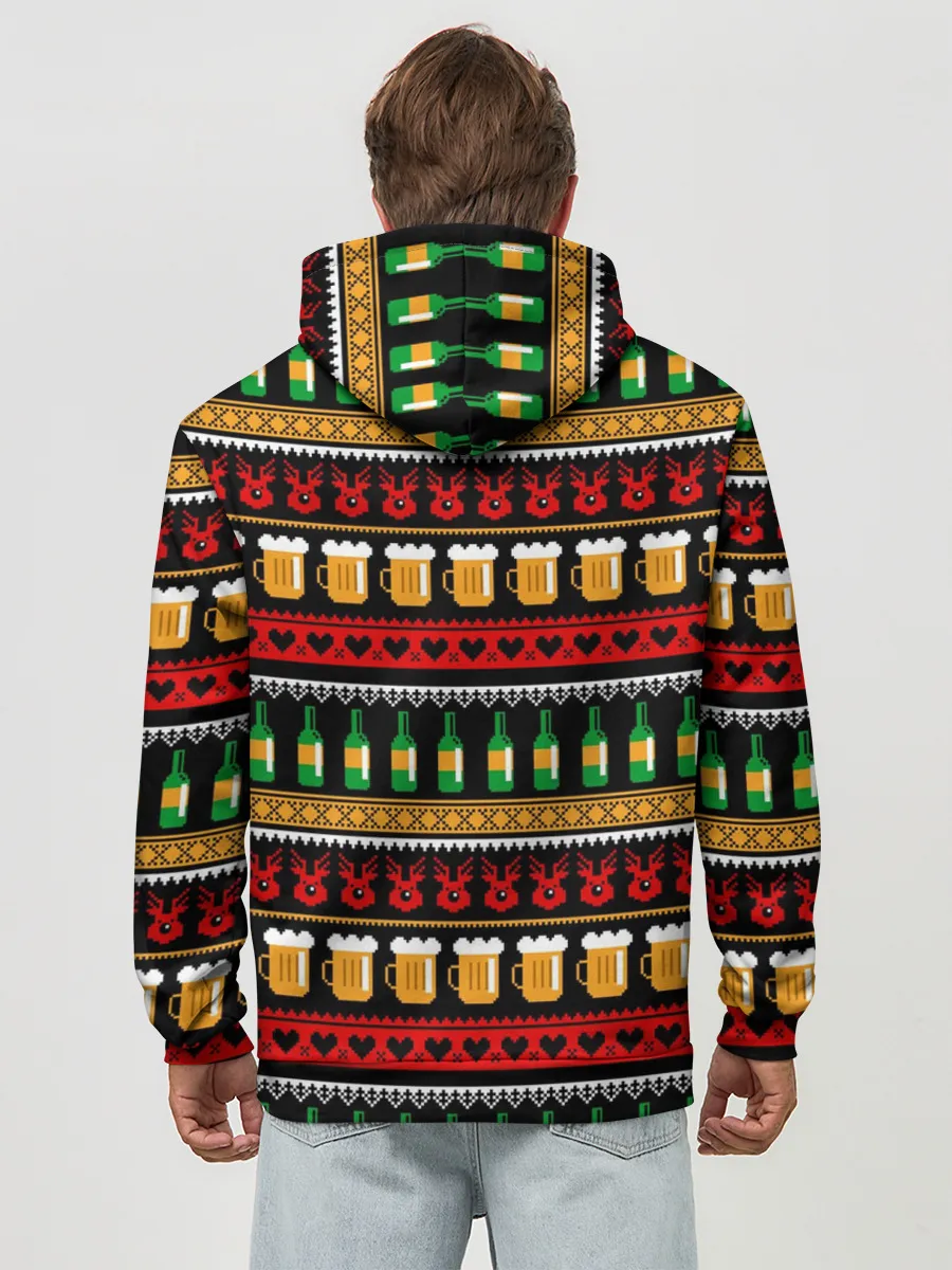 Худи мужской база хлопок / Пивной свитер