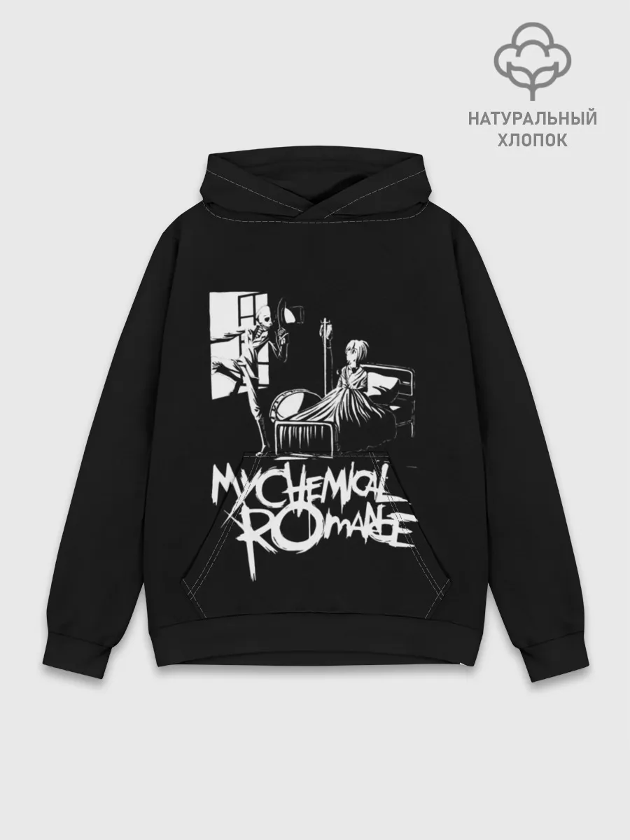 Худи мужской база хлопок / My Chemical Romance уходящий в окно