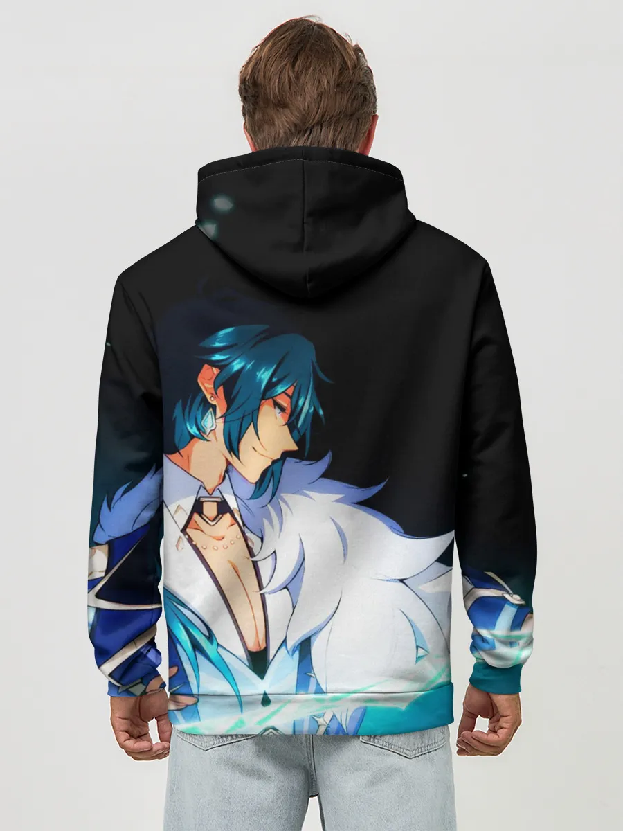 Худи мужской база хлопок / Genshin Impact - Кэйа