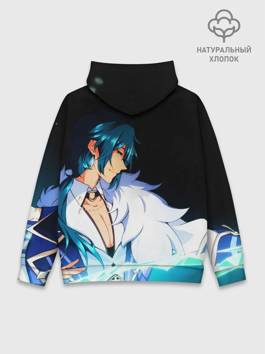 Худи мужской база хлопок / Genshin Impact - Кэйа
