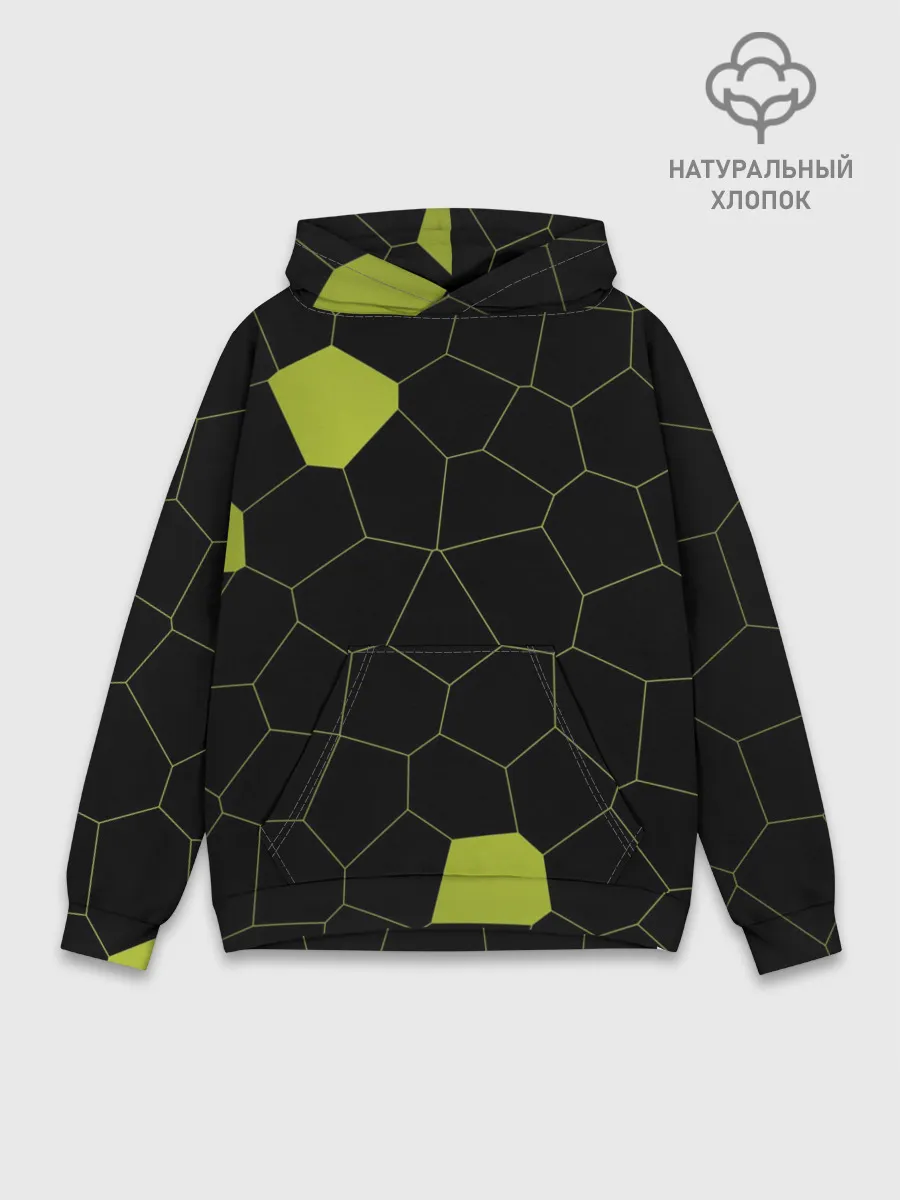 Худи мужской база хлопок / Кожа рептилии