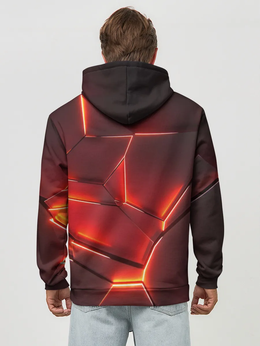 Худи мужской база хлопок / ПЛИТЫ НА НЕОНЕ