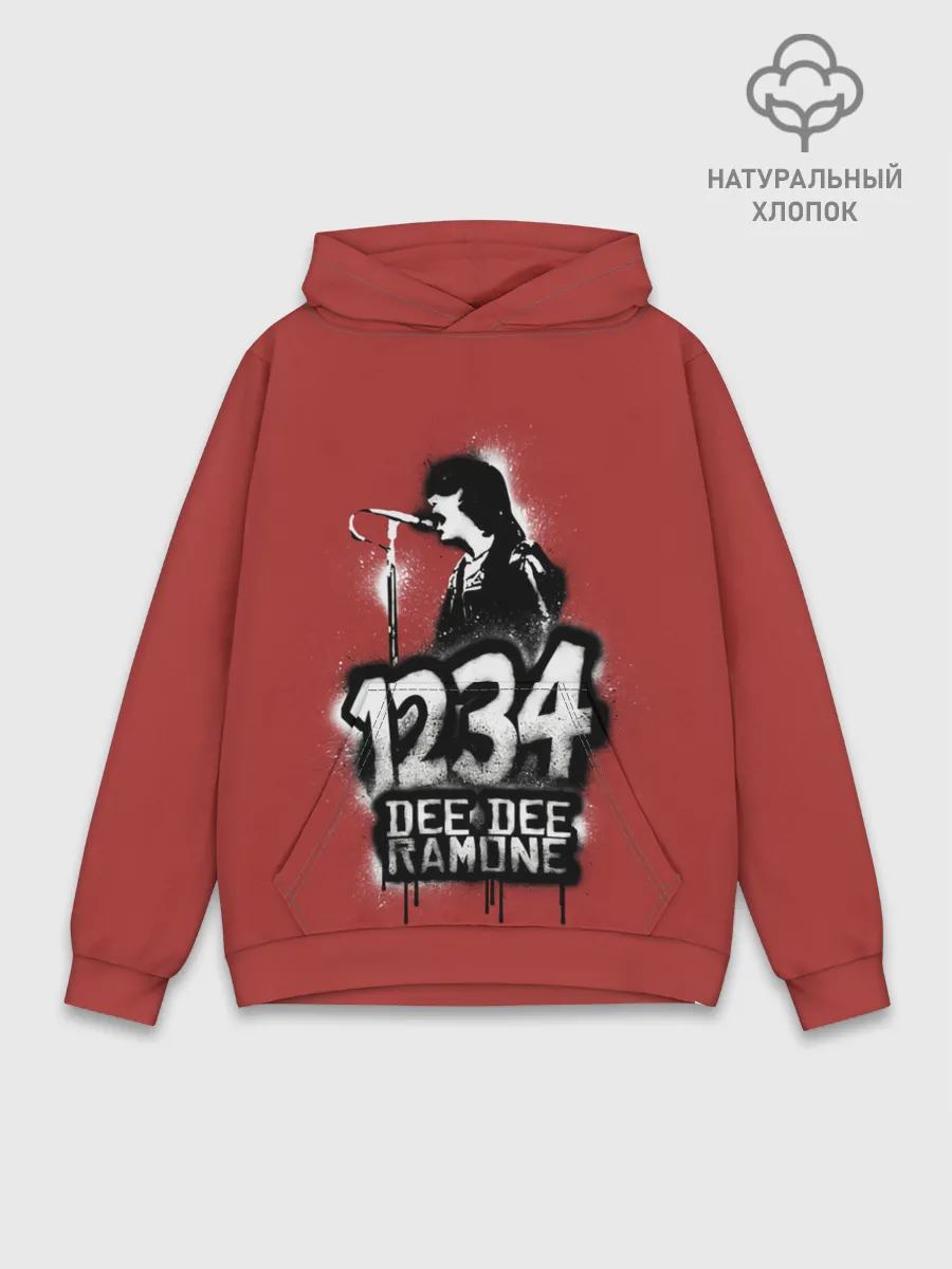 Худи мужской база хлопок / Dee Dee Ramone
