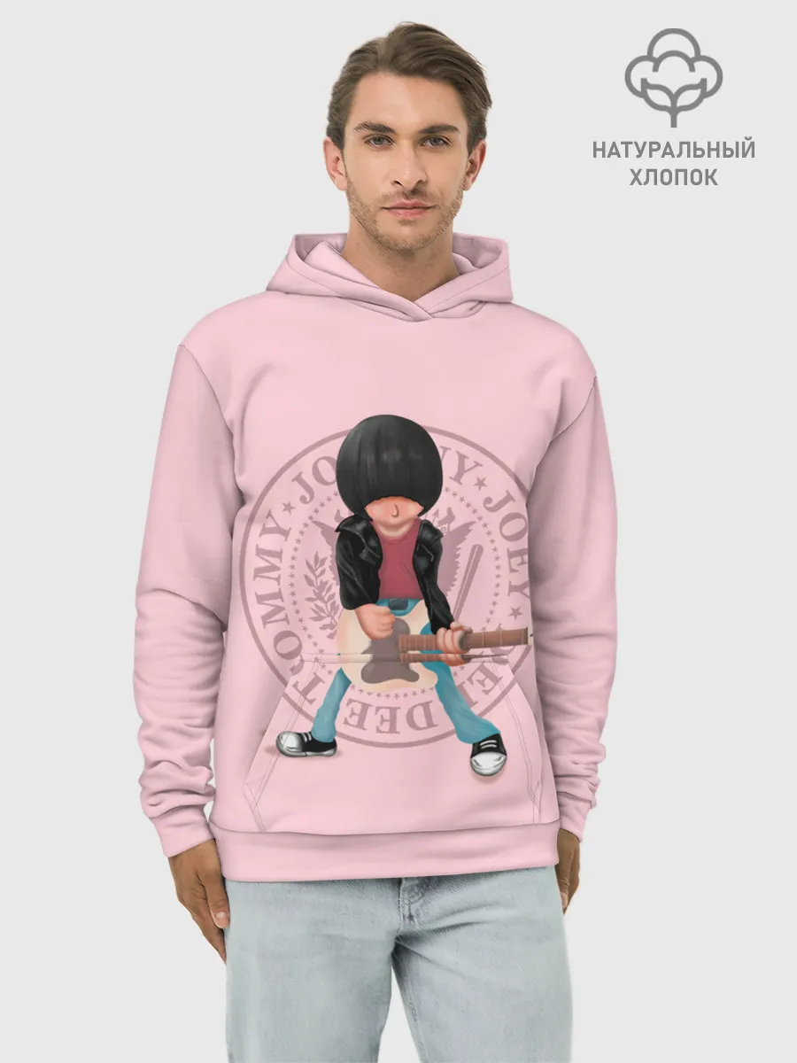 Худи мужской база хлопок / Joey Ramone