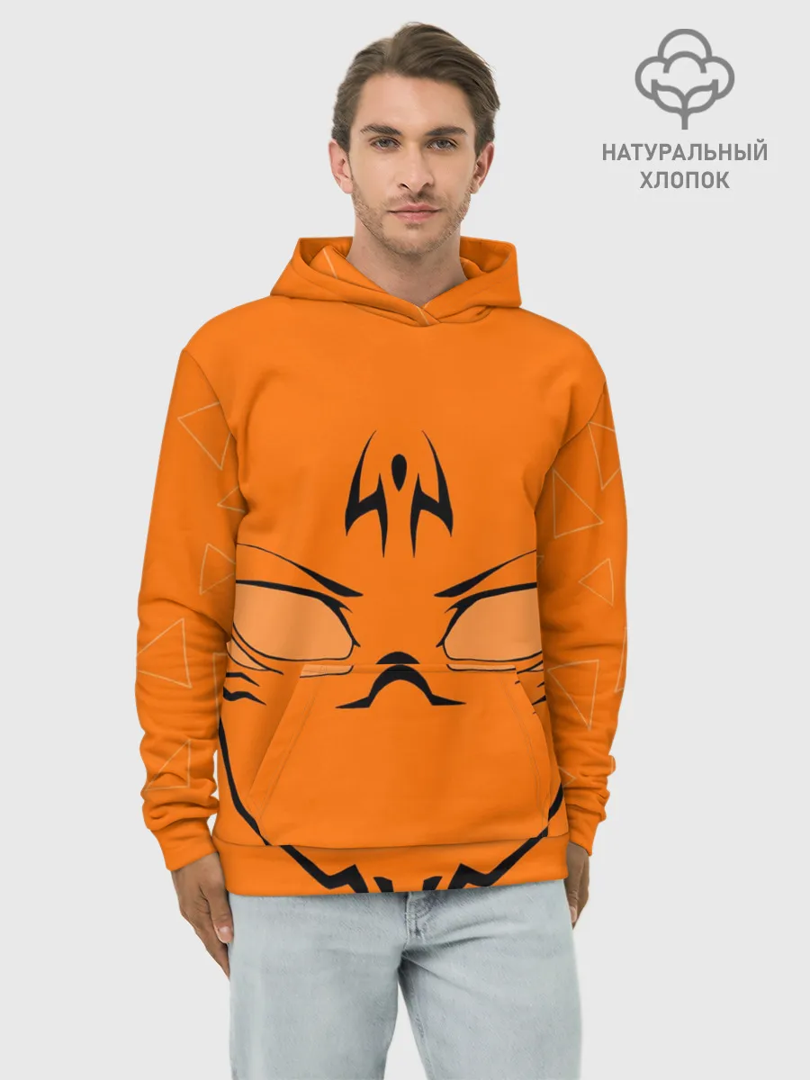 Худи мужской база хлопок / Двуликий Сукуна