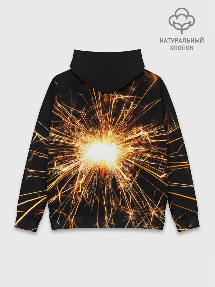Худи мужской база хлопок / фейерверк души