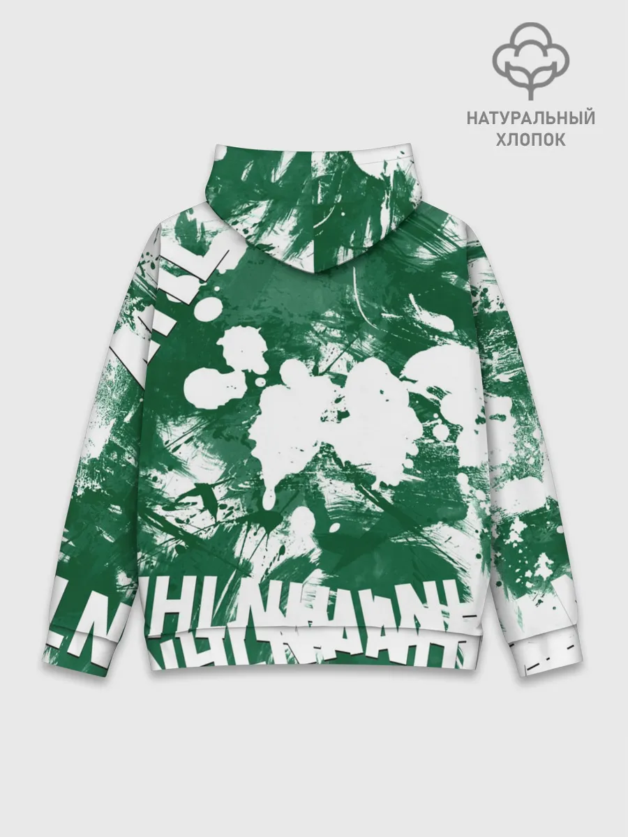 Худи мужской база хлопок / Minnesota Wild, Миннесота Уайлд