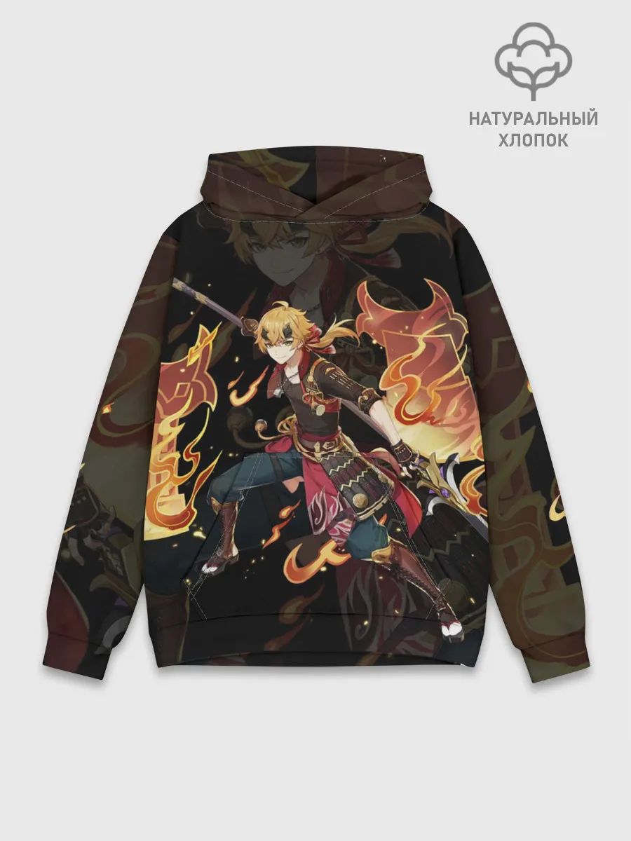 Худи мужской база хлопок / ТОМА | THOMA | ИНАДЗУМА