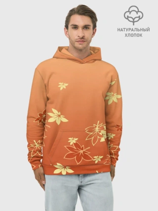 Худи мужской база хлопок / КАДЗУХА | KAZUHA | КРАСНЫЙ КЛЕН