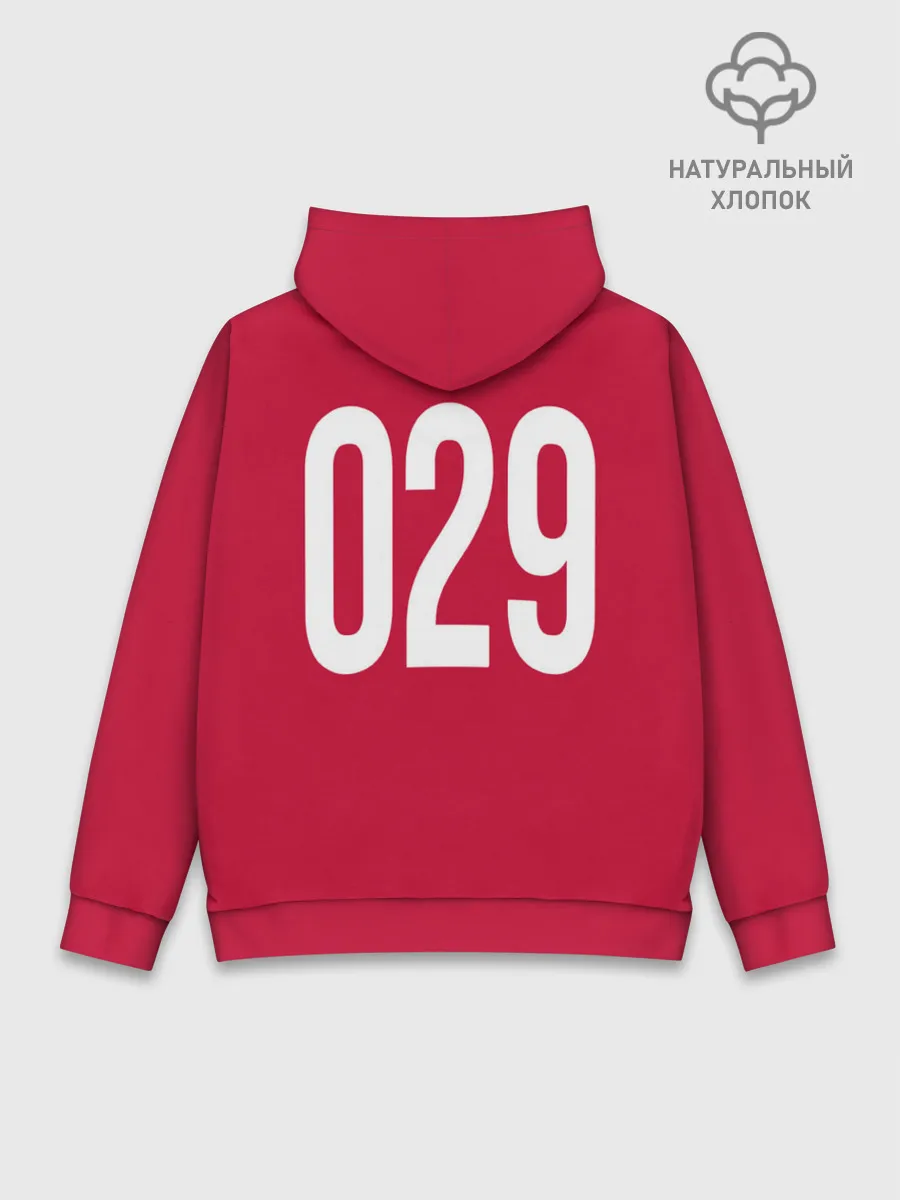 Худи мужской база хлопок / Squid game: guard 029/policeman