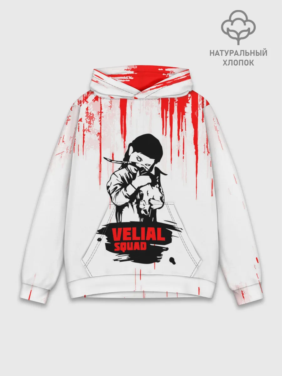 Худи мужской база хлопок / velial squad девочка дьявол