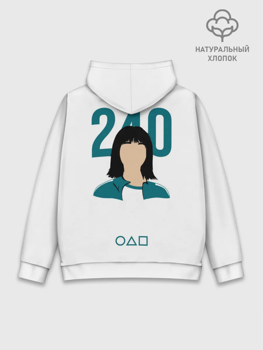 Худи мужской база хлопок / Squid game - Чи Ён 240