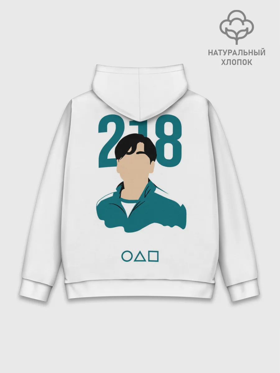 Худи мужской база хлопок / Squid game - Чхо Сан Воо 218