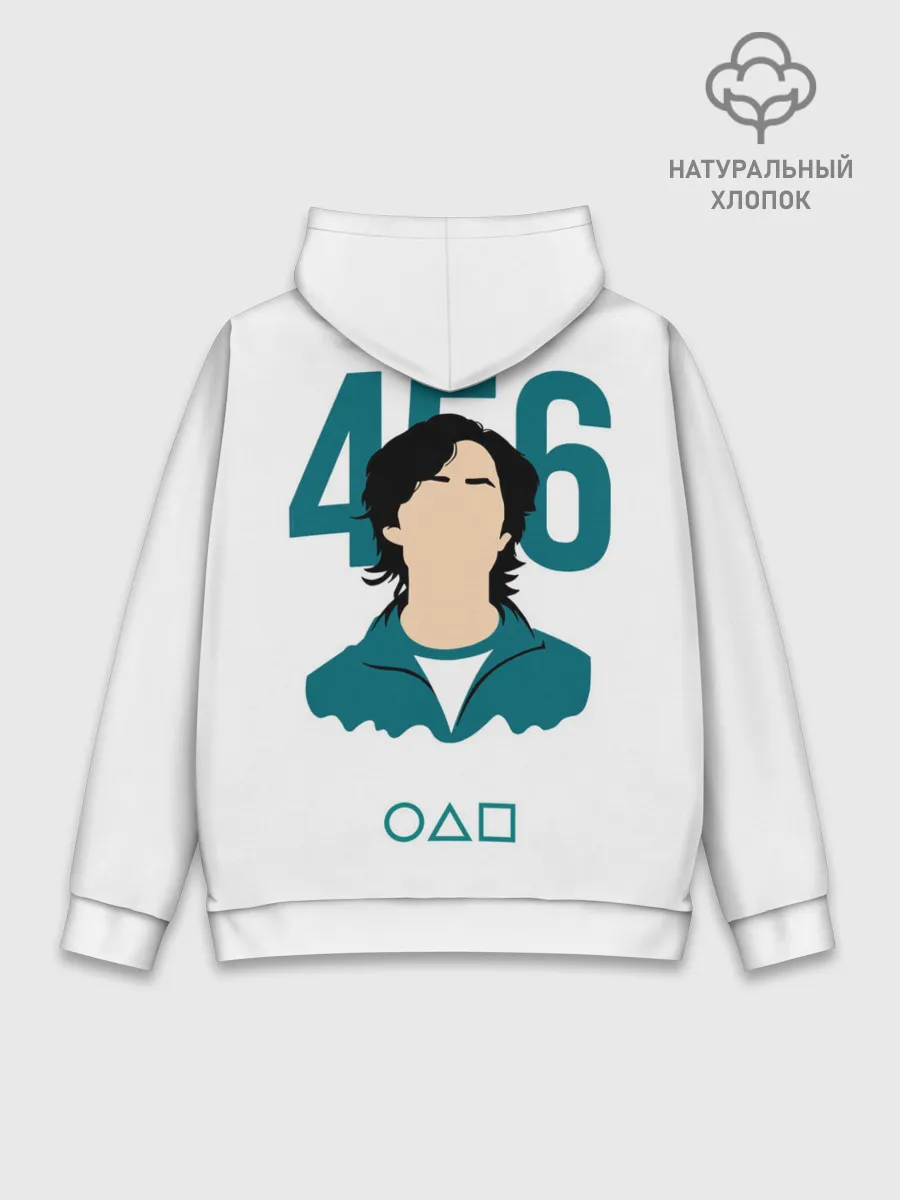 Худи мужской база хлопок / Squid game - Сон Ки Хун 456