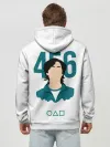 Худи мужской база хлопок / Squid game - Сон Ки Хун 456