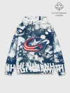 Худи мужской база хлопок / Коламбус Блю Джекетс, Columbus Blue Jackets