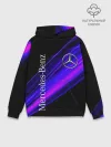 Худи мужской база хлопок / MERCEDES-BENZ / МЕРСЕДЕС-БЕНЗ / ПУРПУРНЫЙ