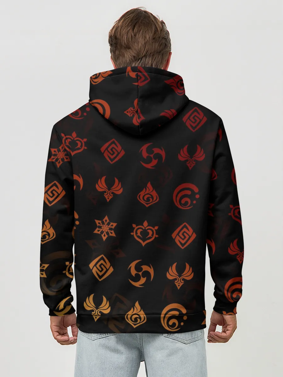 Худи мужской база хлопок / Genshin Impact - Тома